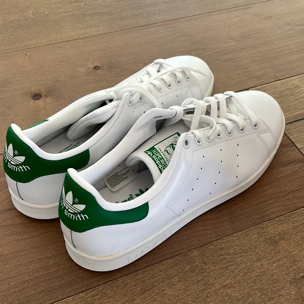 Stan Smith Shoes Cloud White / Green / Cloud White, Size US 10.5
